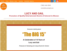 Tablet Screenshot of lucyandgail.com